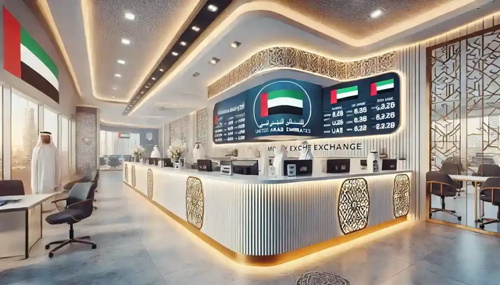 Money Exchange in Abu Dhabi, United Arab Emirates